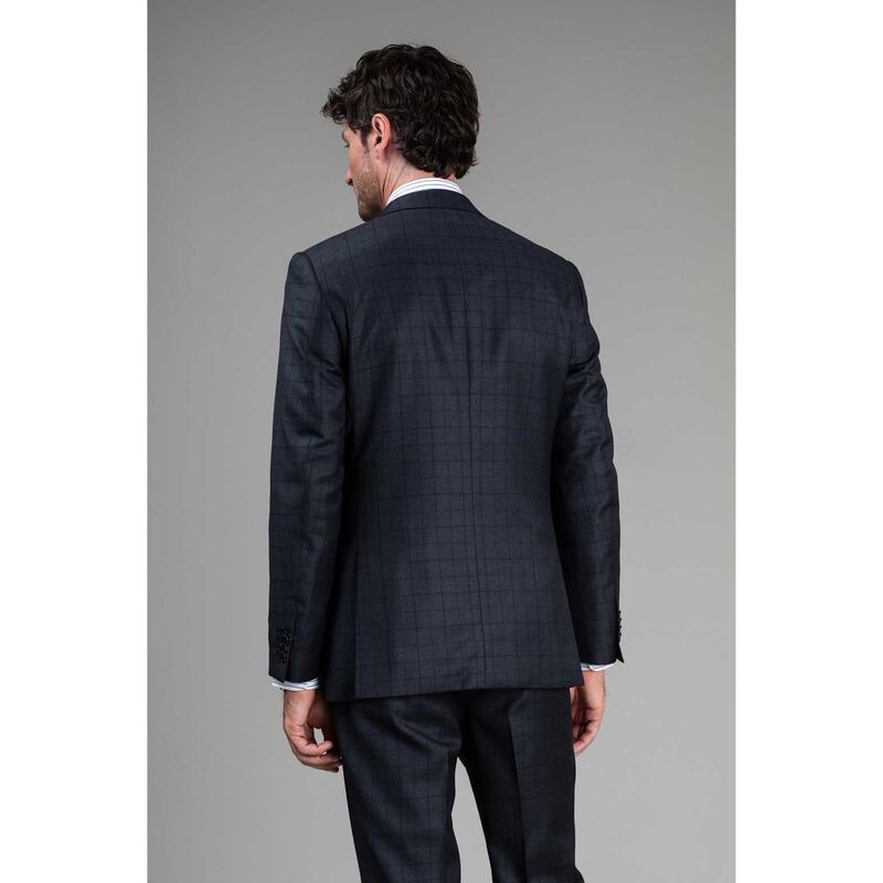 Rembrandt Cooper Charcoal & Blue Check Suit Jacket image number 1